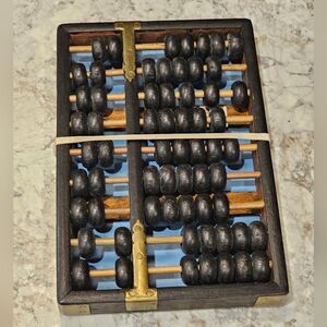 Vintage Chinese Abacus with book of instruction